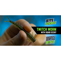 Bite Science Twitch Worm 2.5" Soft Plastic Fishing Lure - Choose Colour