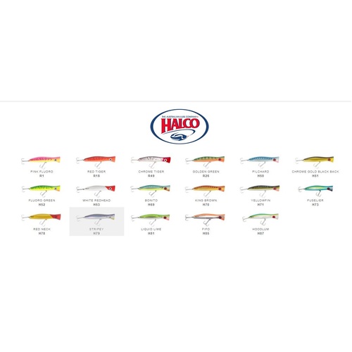 Halco Roosta Popper 45mm Hard Body Surface Fishing Lure - Choose