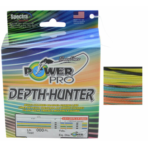 Shimano Power Pro 500 yards Depth Hunter Multi Colour Braid