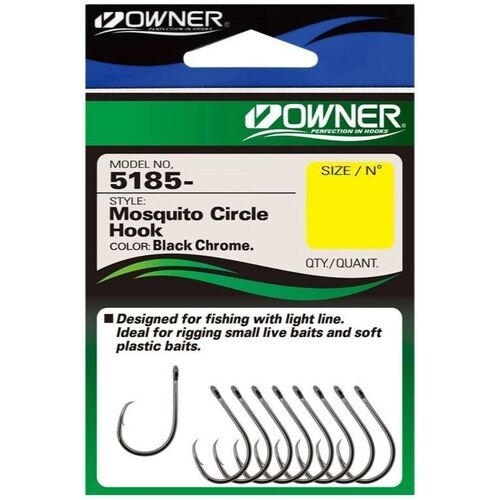 Owner 5185-121 Mosquito Circle Fishing Hook #2/0