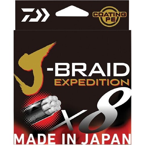 Daiwa J Braid Expedition x8 150m Orange Braid Fishing Line #10lb