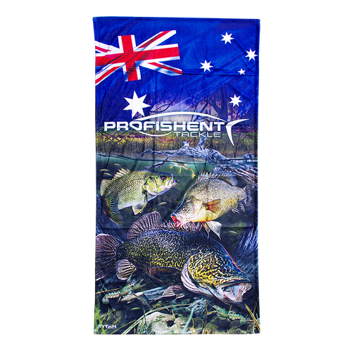 Profishent Tackle Beach Towel #Oz Fresh Water