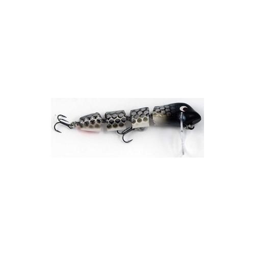 Taylor Made Jimmy Lizard 80mm Hard Body Fishing Lure #White with Grey Scale
